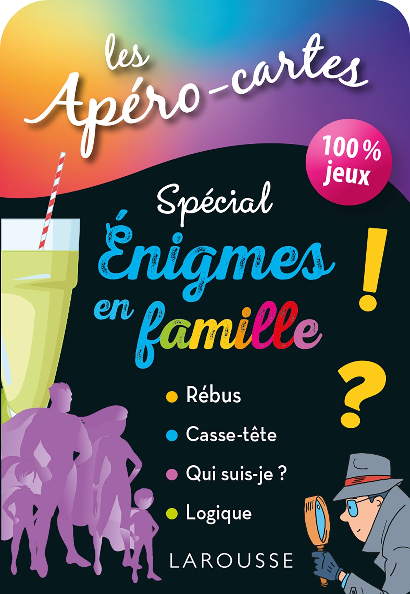 Apéro-cartes énigmes en famille
