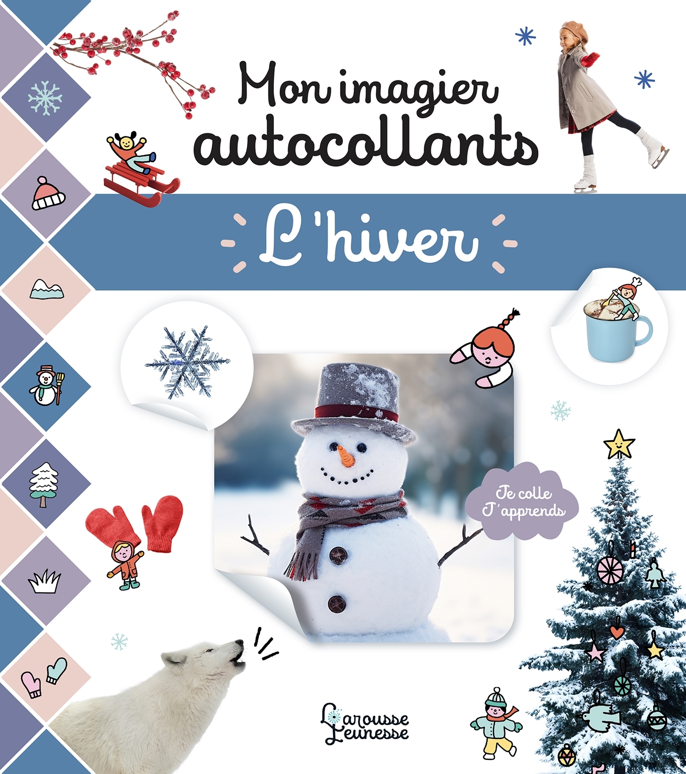Mon imagier autocollants - L'hiver