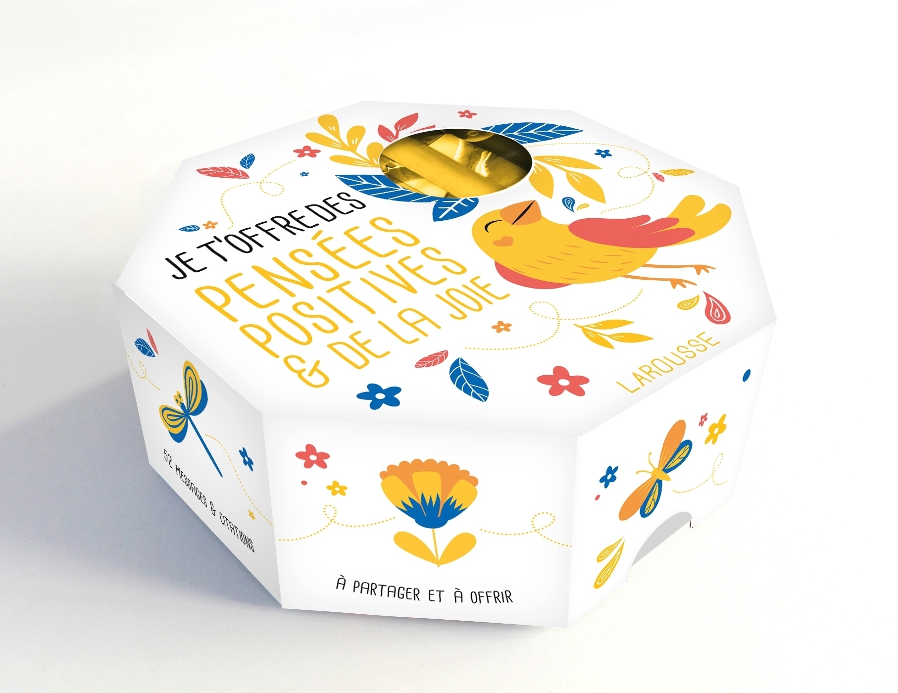 Je t'offre des pensées positives et de la joie