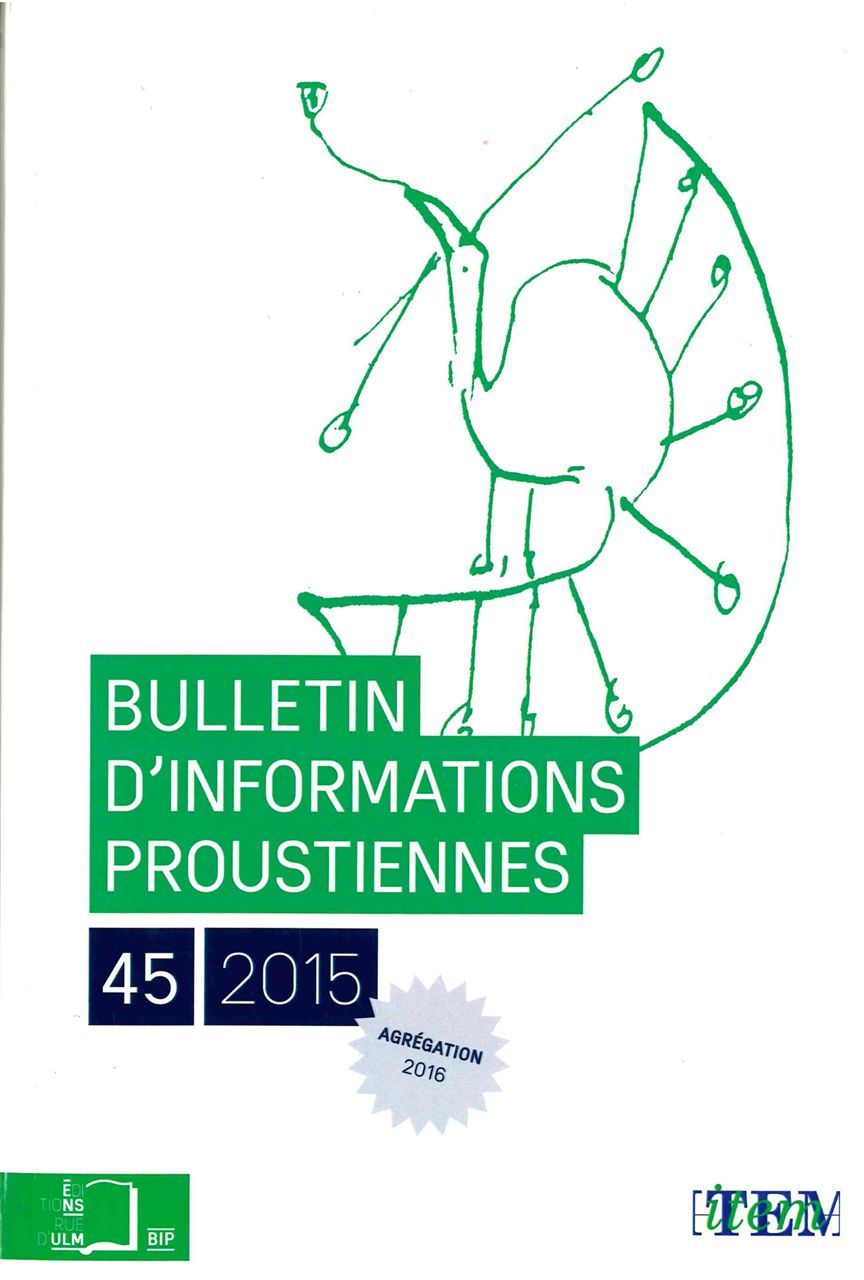 Bulletin Proust N 45