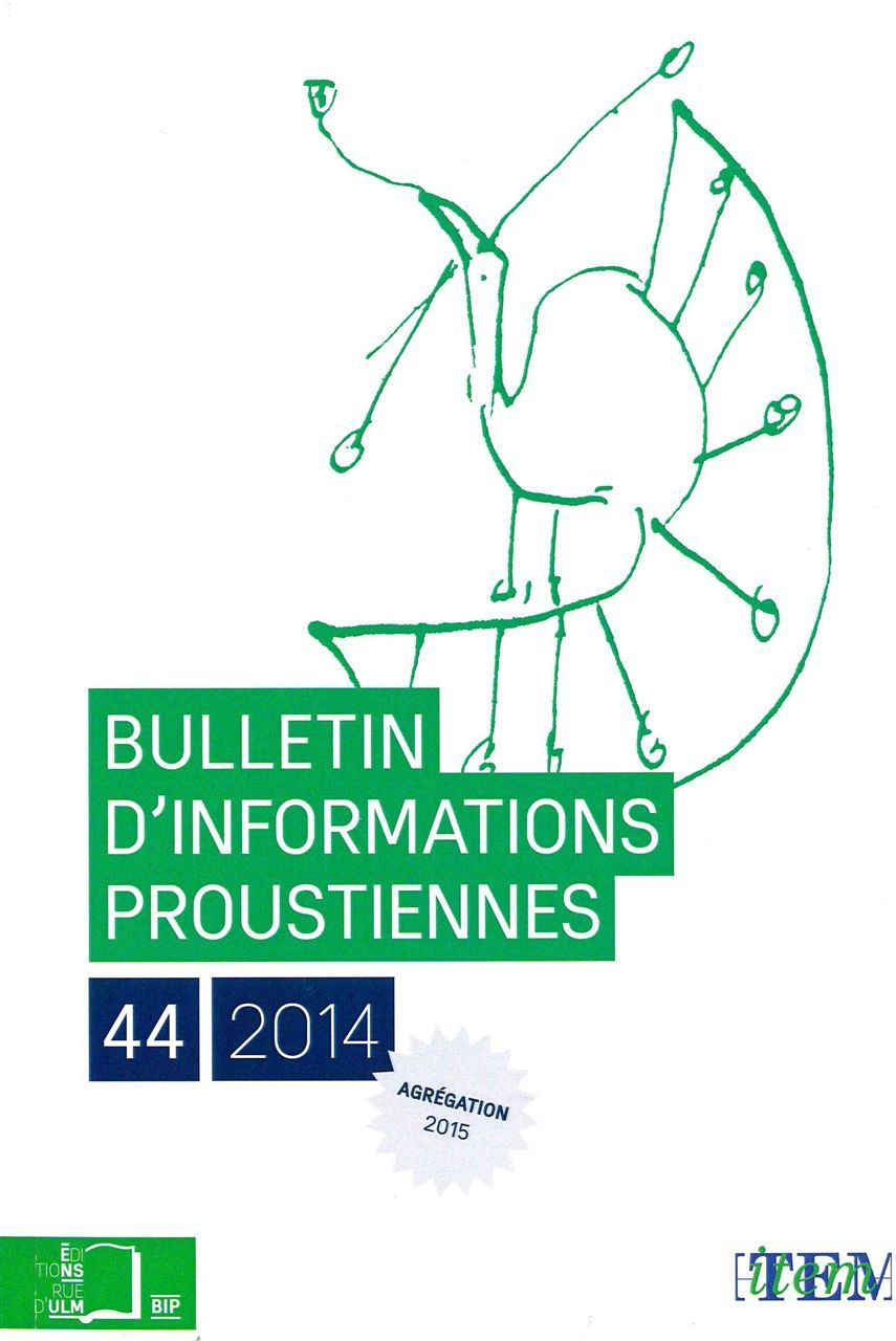 Bulletin Proust N 44