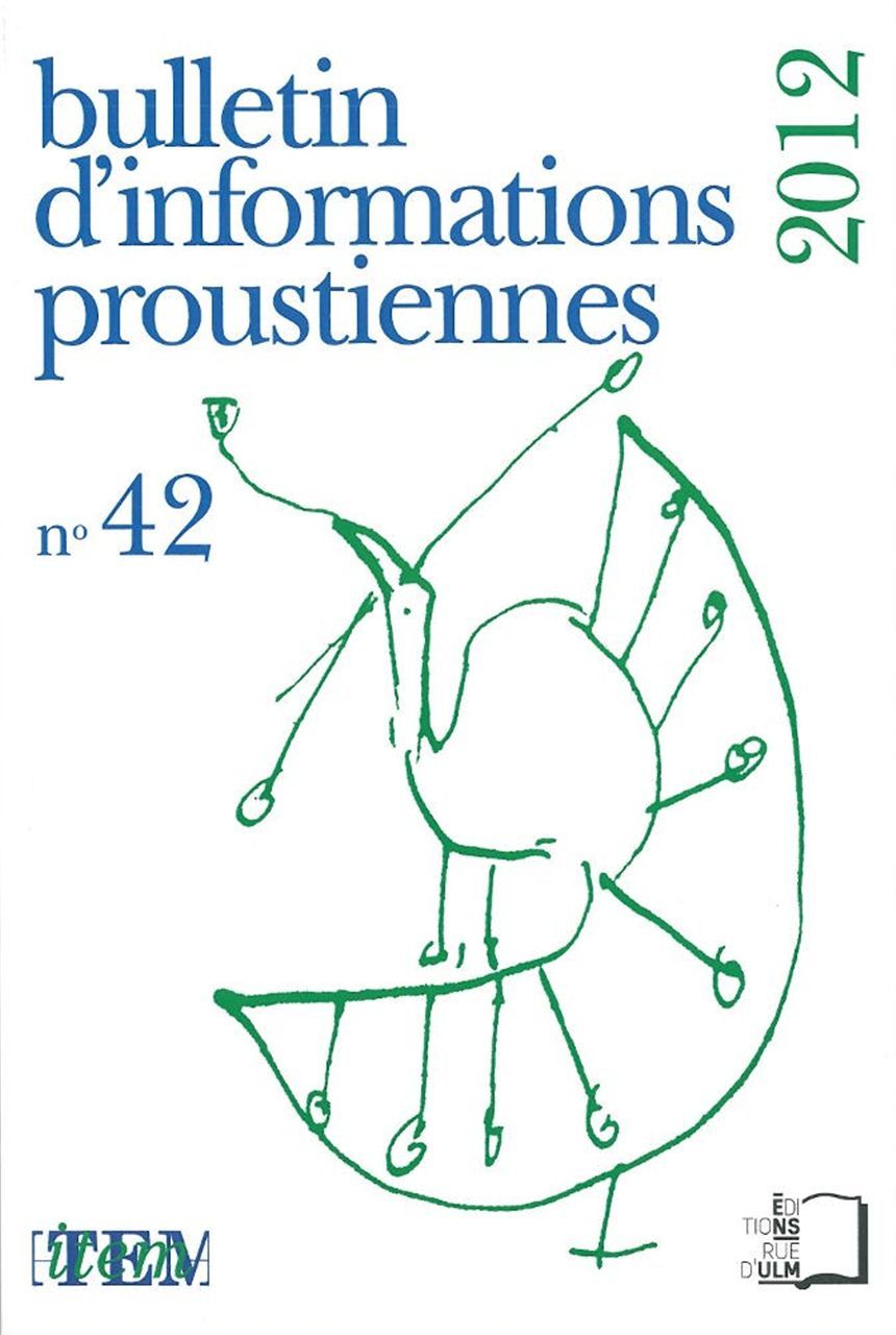 Bulletin Proust N 42