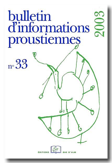 Bulletin Proust N 33