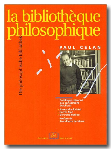 La Bibliotheque Philo. de Paul Celan