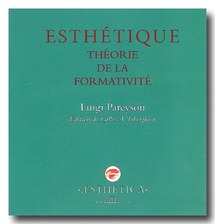 Esthetique.Théorie de la Formativite