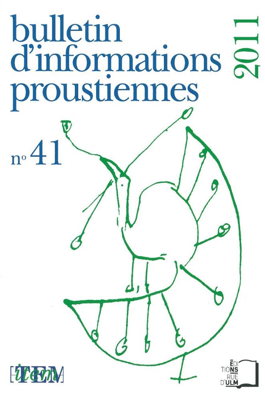 Bulletin Proust N 41