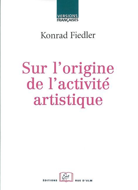 Sur l'Origine de l'Activite Artistique