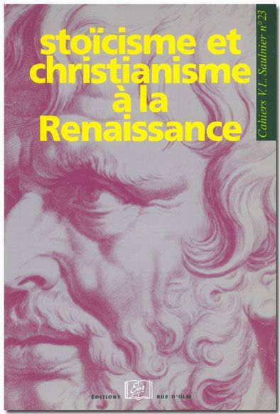 Stoicisme et Christianisme a la Renaissance