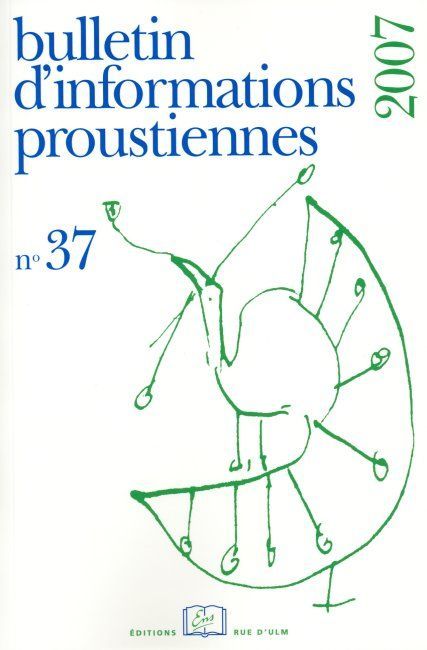 Bulletin Proust N 37