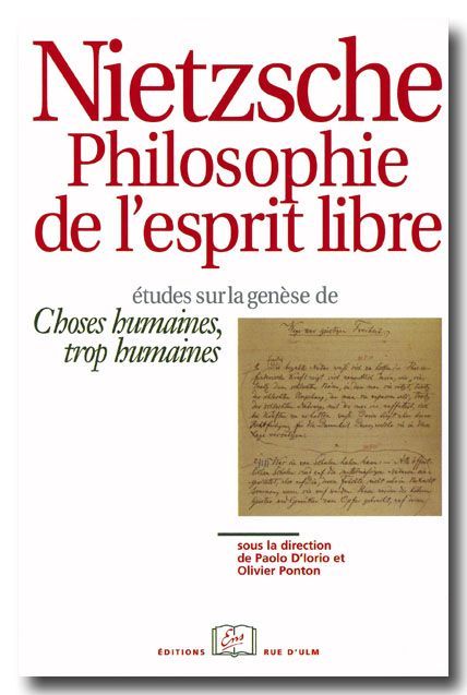 Nietzsche.La Philo.De l'Esprit Libre