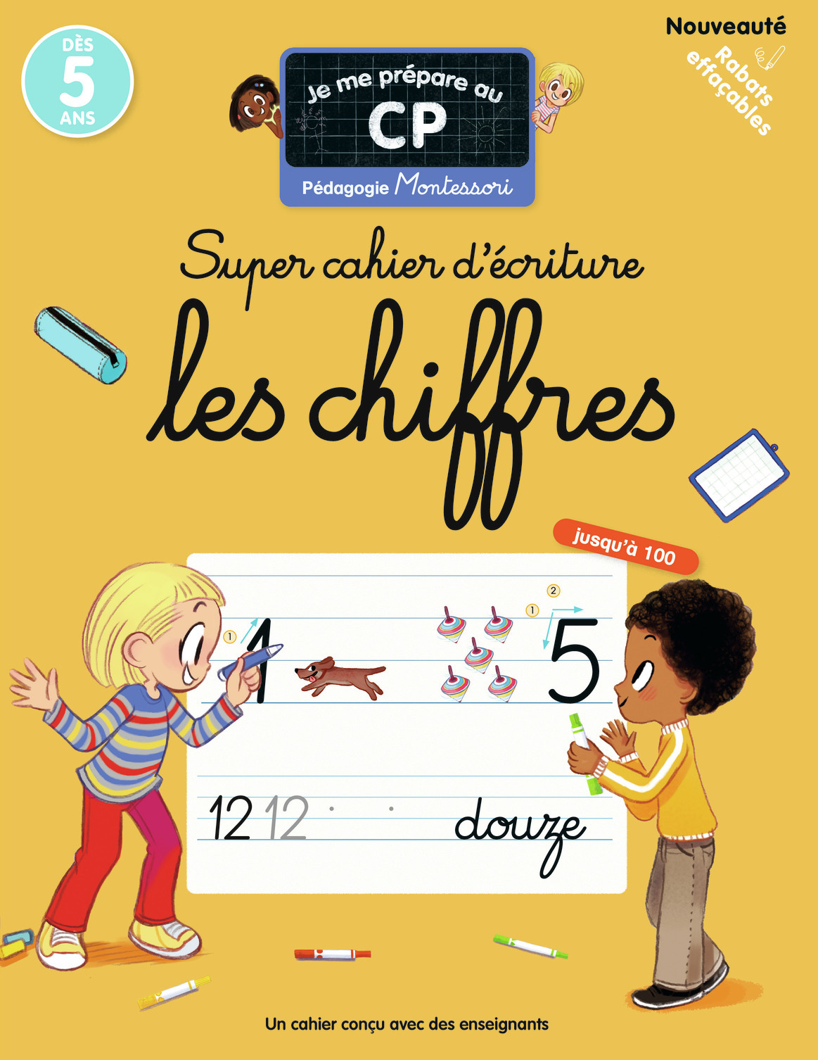 Je me prépare au CP - Super cahier d'écriture : les chiffres
