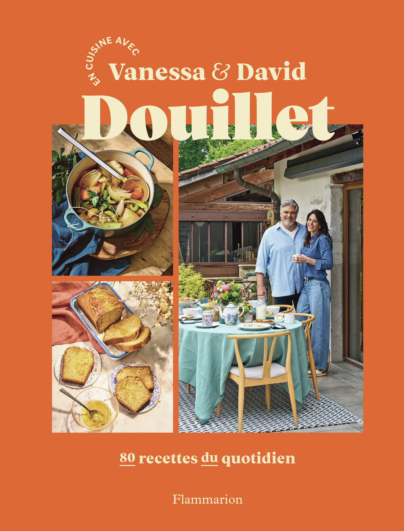 En cuisine avec Vanessa et David Douillet