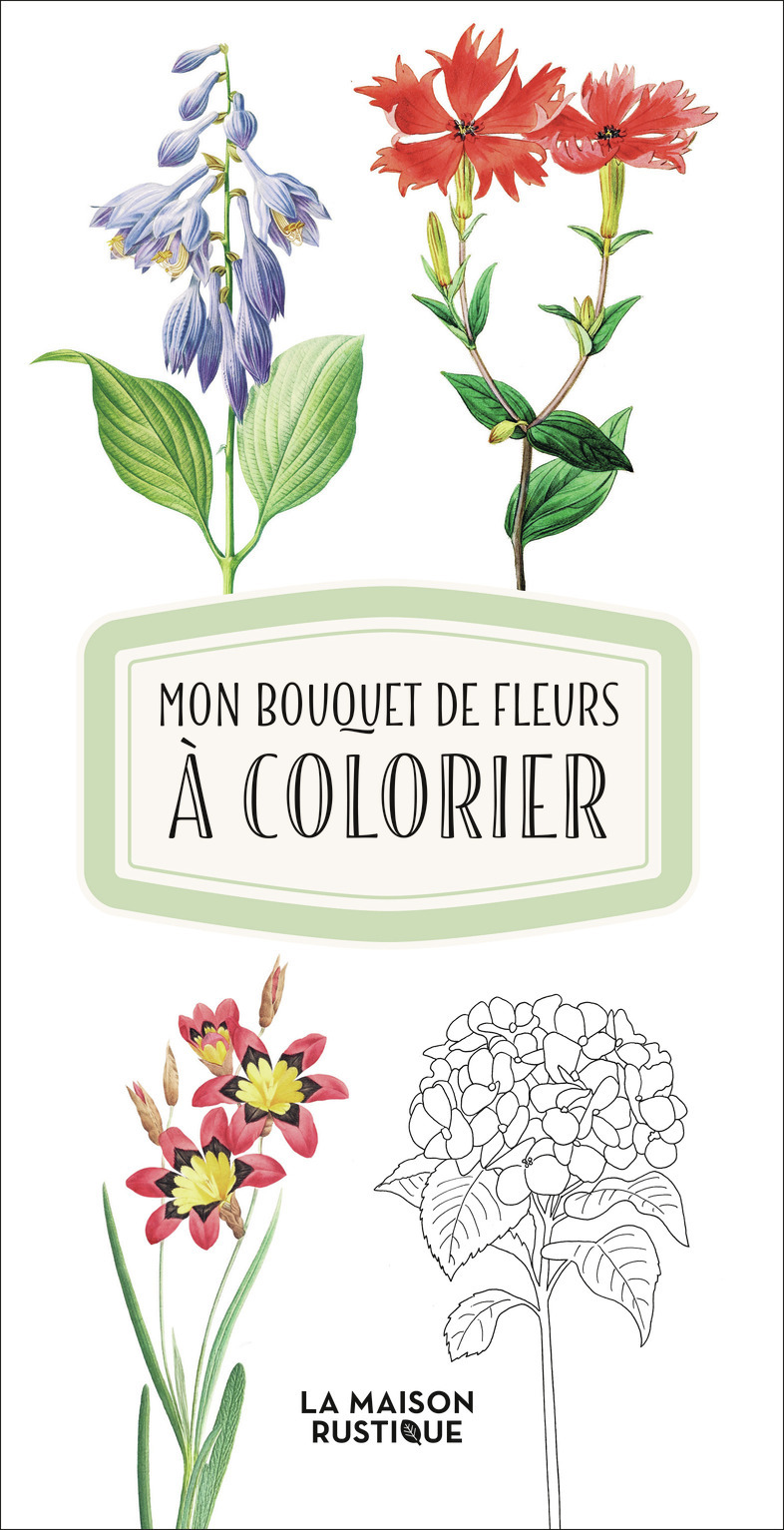 Mon bouquet de fleurs à colorier