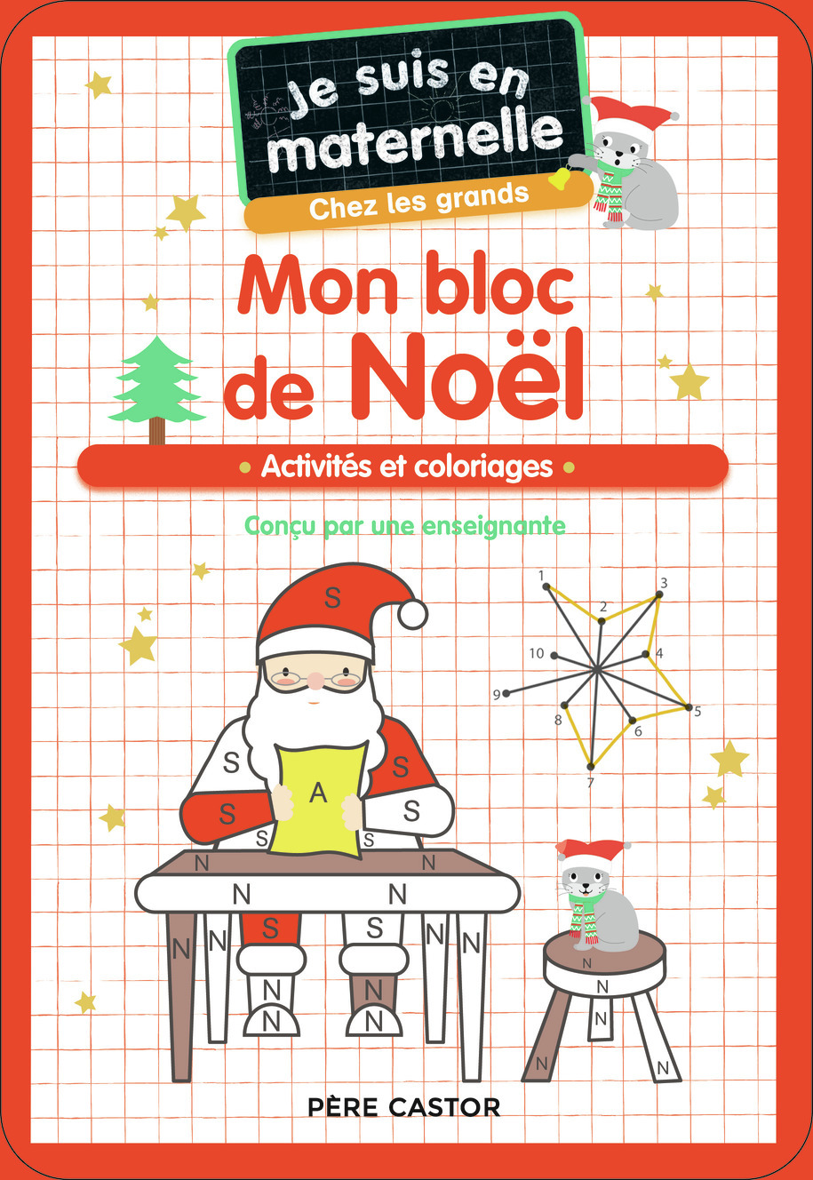 Je suis en maternelle - Mon bloc de Noël - Chez les grands