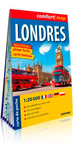 Londres 1/1.1M (Carte Poche Laminée)