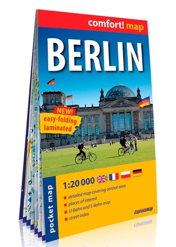 Berlin 1/20.000 (Ang) (Carte Format De Poche Lamin