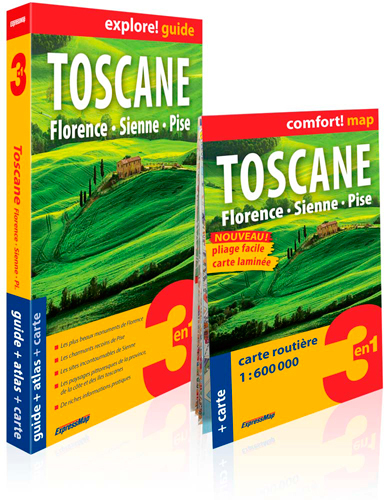 Toscane - Florence Sienne Pise (Explore! Guide 3En1)