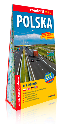 Pologne 1/750 (Pol) (Carte Grand Format, Laminee)