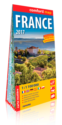 France 2017  1/1M1 (Comfort !Map, Laminée)