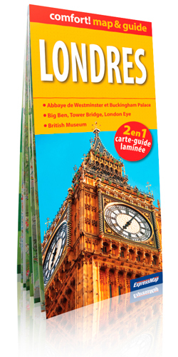 Londres 1/20.000 (Comfort !Map&Guide, Carte Laminée)