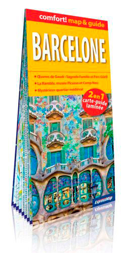 Barcelone (Comfort !Map&Guide, Carte Laminée)