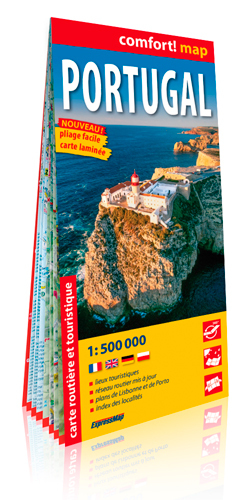 Portugal 1/500.000 (Carte Laminée Grand Format)
