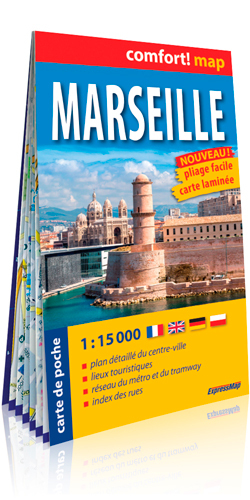 Marseille 1/15.000 (Carte Poche Laminée)