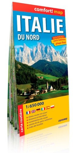Italie Du Nord  1/650.000 (Comfort !Map)