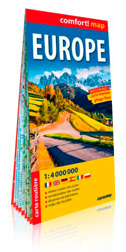 Europe 1/4M (Carte Laminée Grand Format)