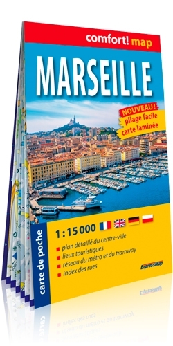 Marseille 1/15.000 (Carte Format De Poche Laminée)