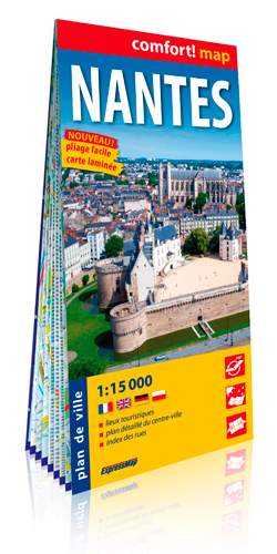 Nantes 1/15.000 (Carte Laminée Grand Format)