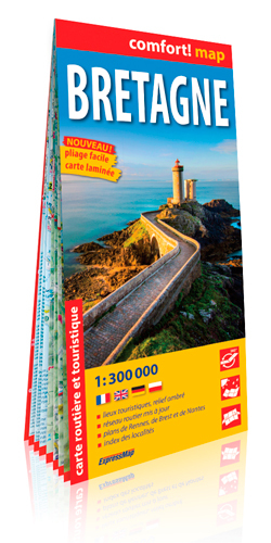 Aed Bretagne  1/300.000 (Comfort !Map Laminée)