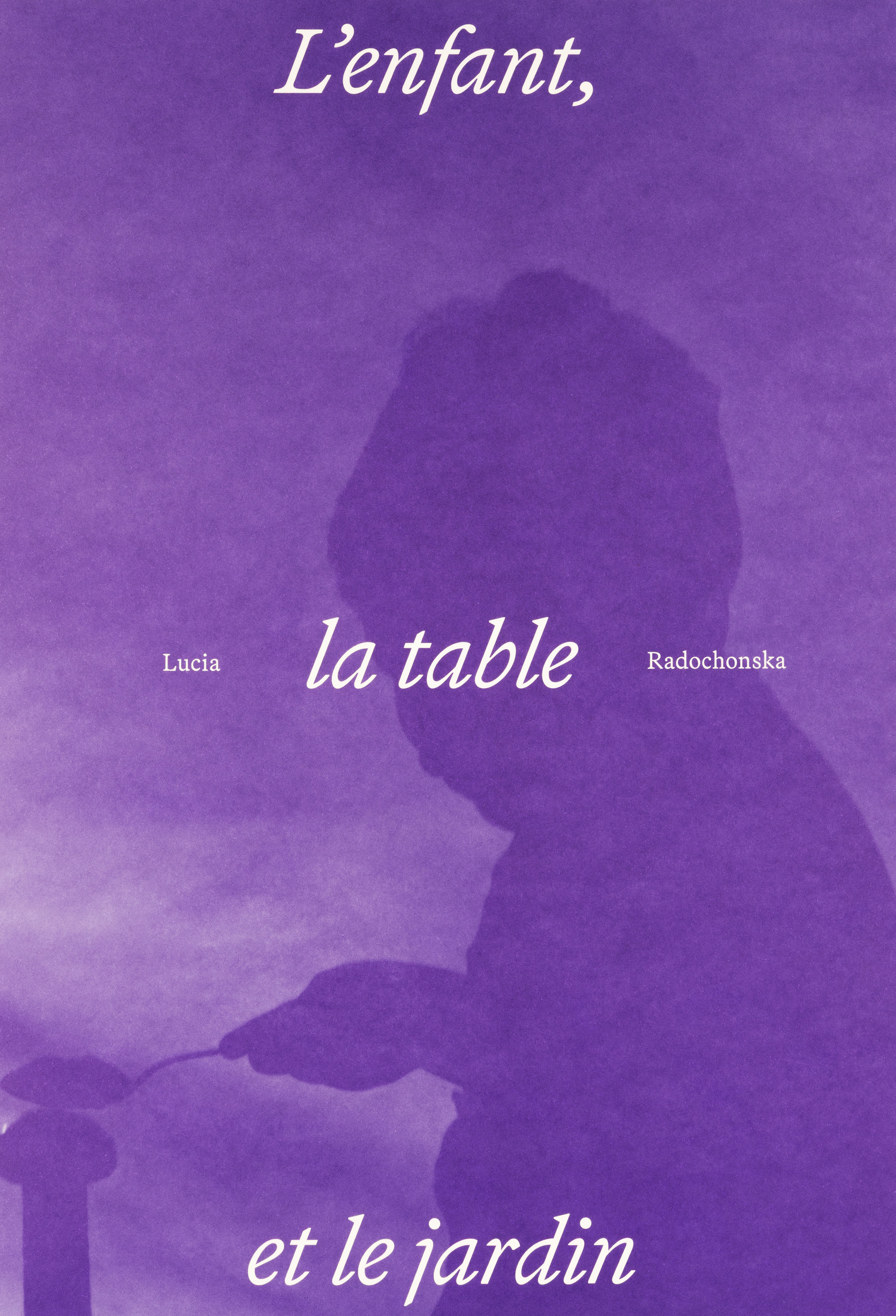 L'enfant, la table et le jardin