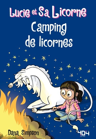 Lucie et sa licorne - Camping de licornes