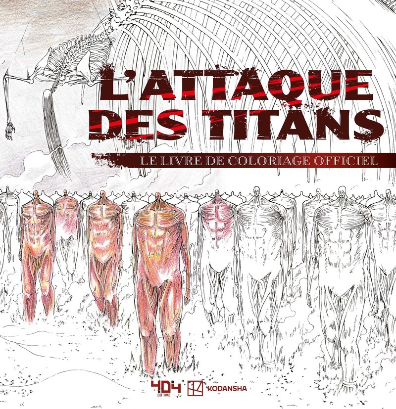 L'attaque des titans - Le livre de coloriage officiel