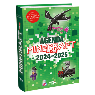 Agenda Minecraft Pixels - 2024-2025