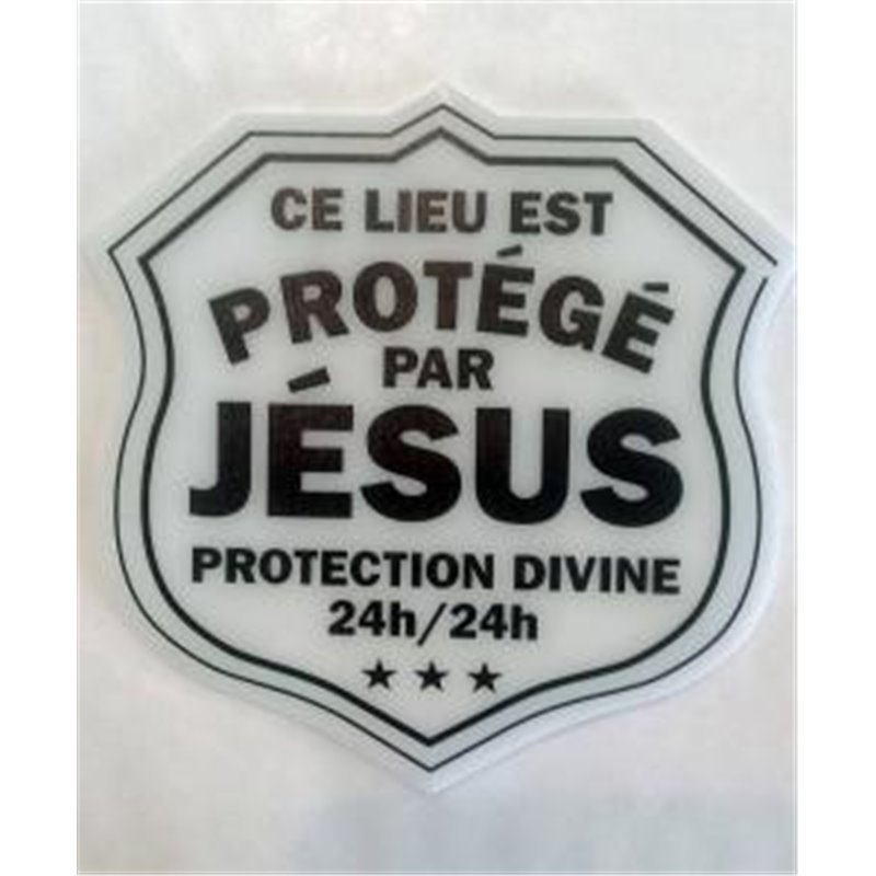 Plaque de protection blanche