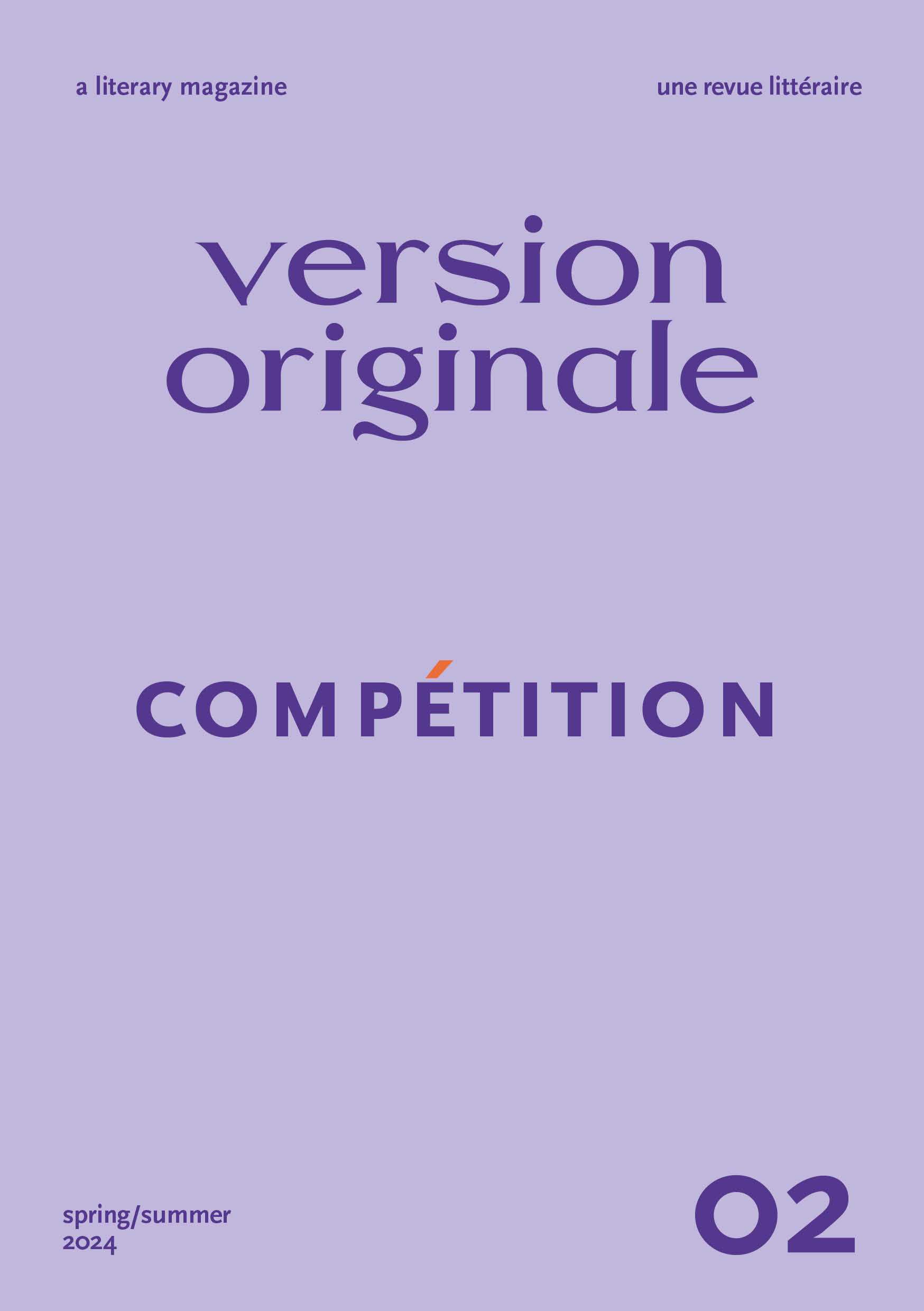 Version Originale no. 2 : Compétition