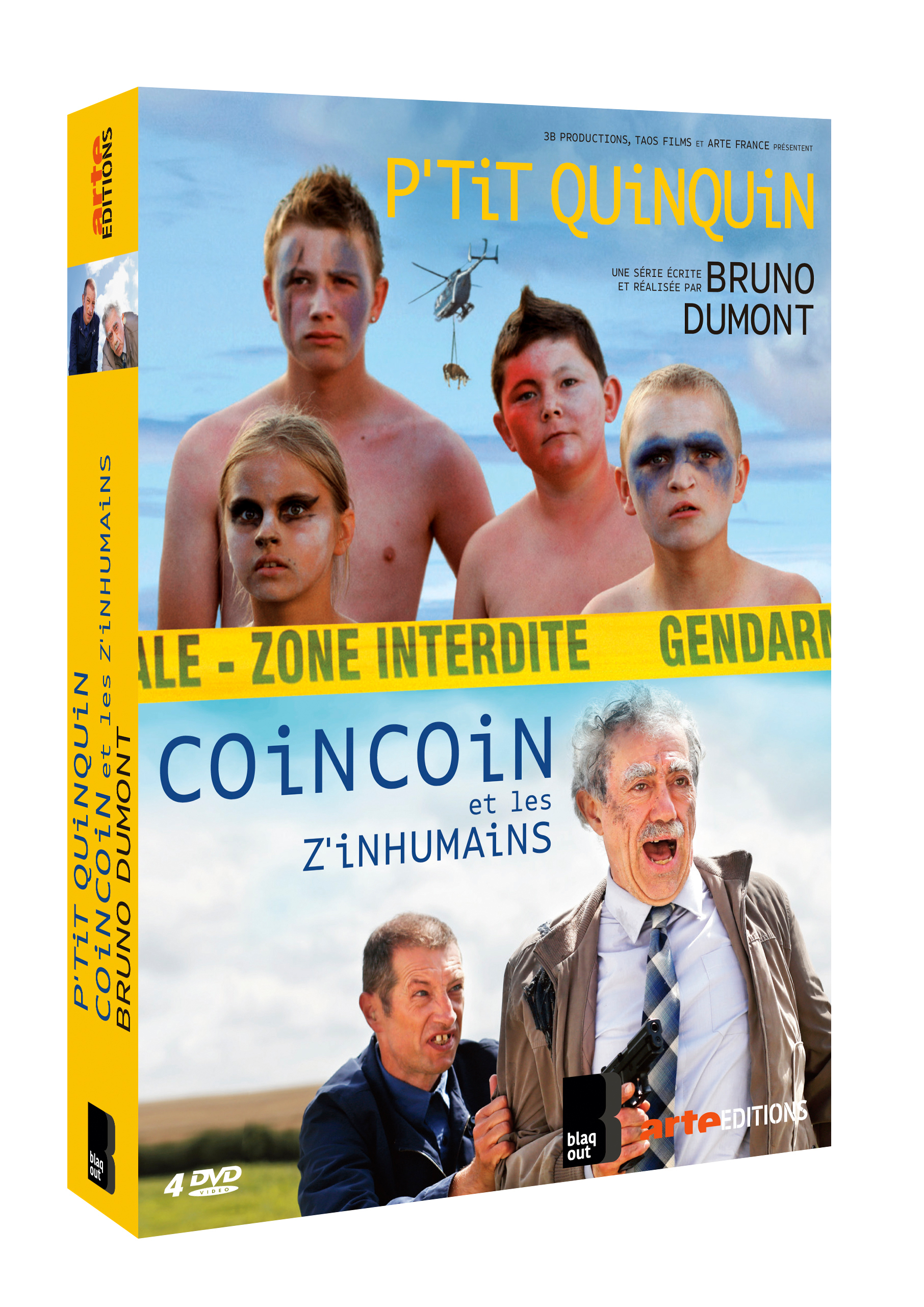 P'TIT QUINQUIN + COIN COIN ET LES Z'INHUMAINS - 4 DVD