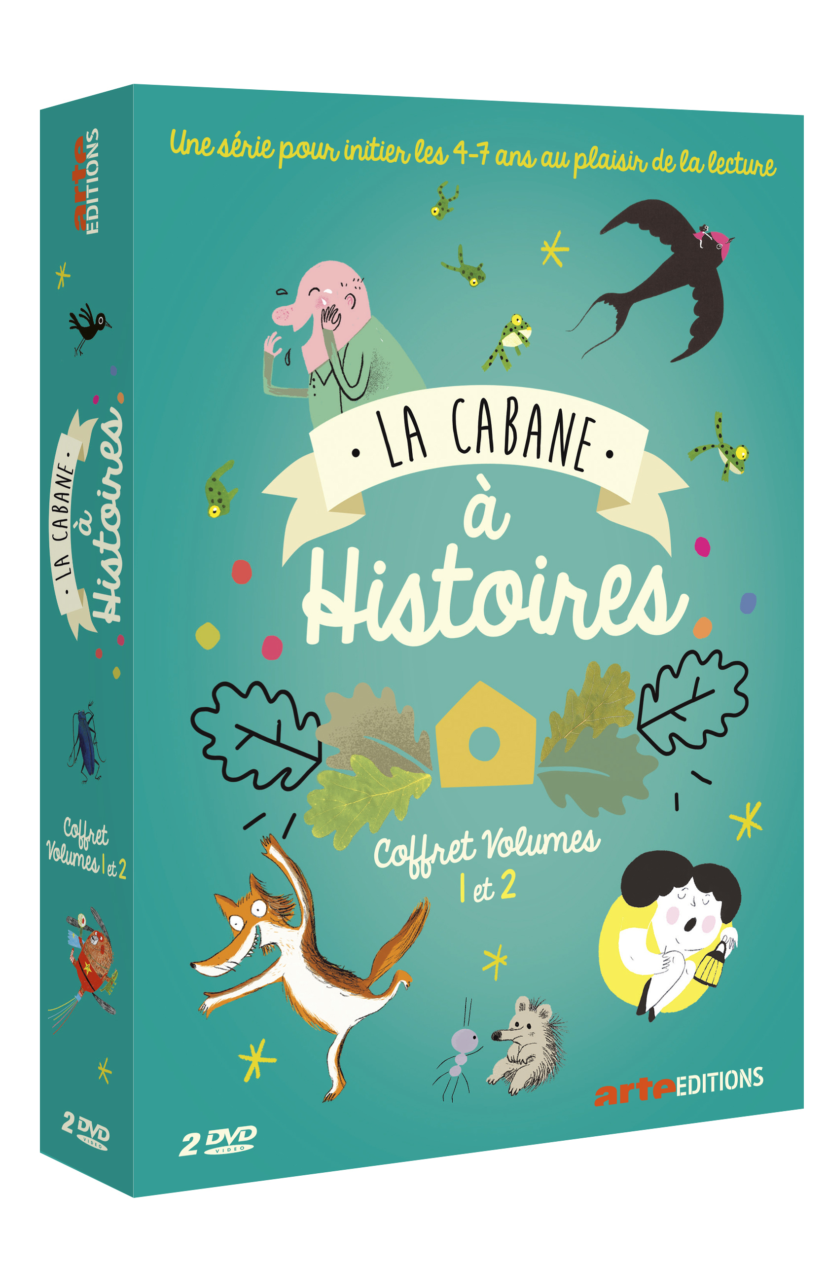 CABANE A HISTOIRES V1 + V2 - 2 DVD