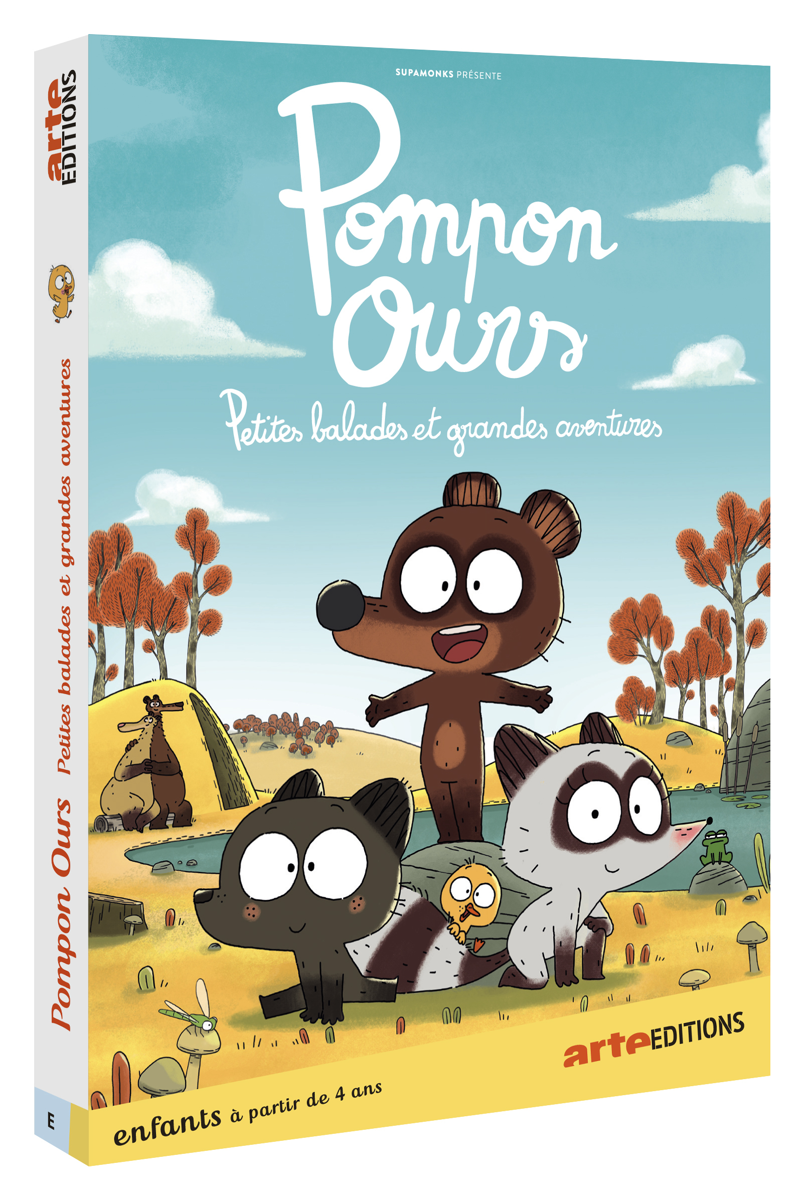 POMPON OURS, PETITE BALADE ET GRANDES AVENTURES - DVD