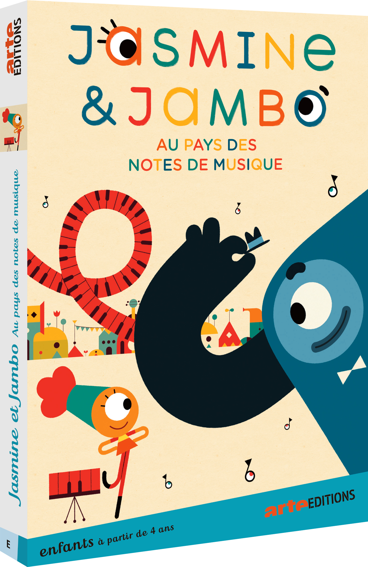 JASMINE ET JAMBO AU PAYS DES NOTES DE MUSIQUE - DVD