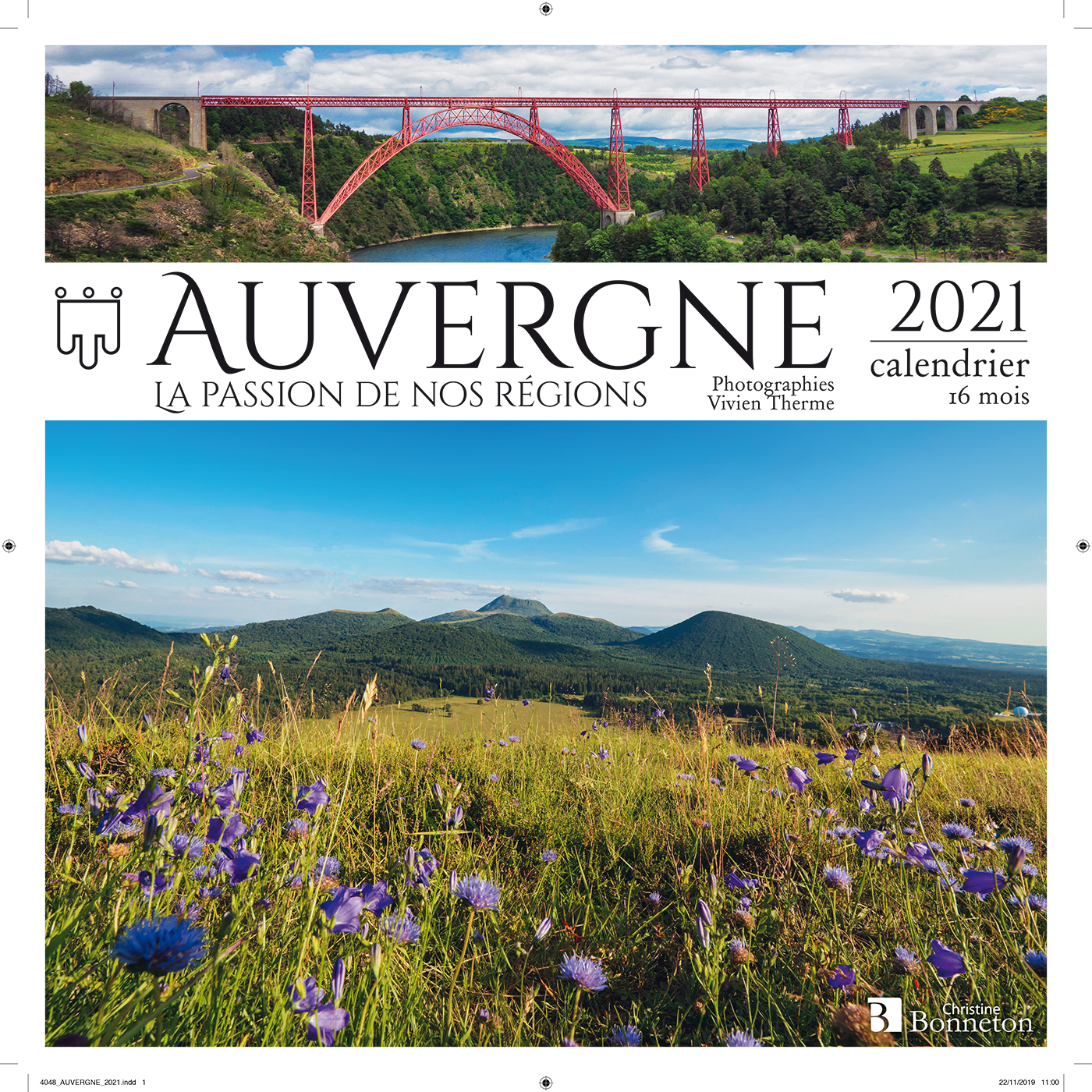 Calendrier Auvergne 2021