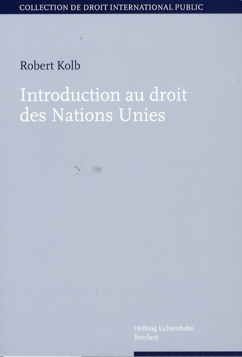 introduction au droit des nations unies
