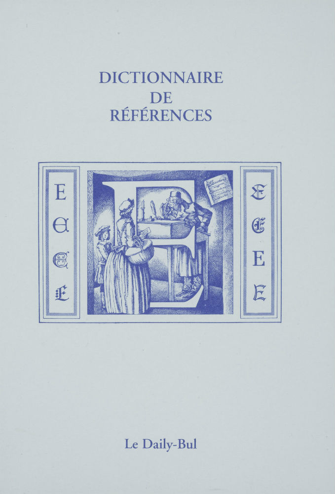 DICTIONNAIRE DE REFERENCES E