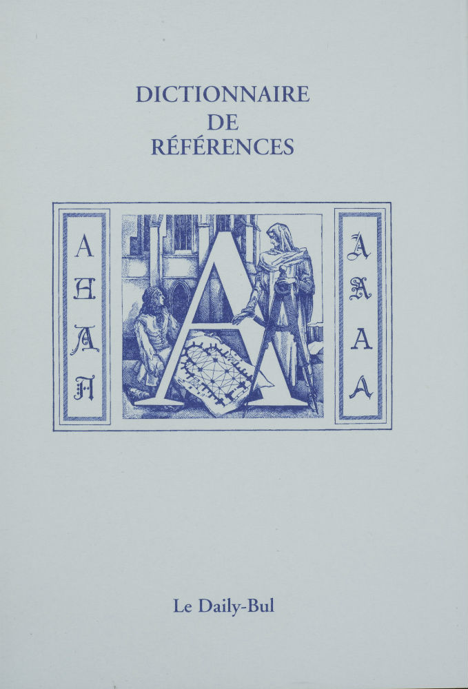DICTIONNAIRE DE REFERENCES A