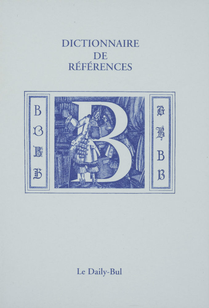 DICTIONNAIRE DE REFERENCES B