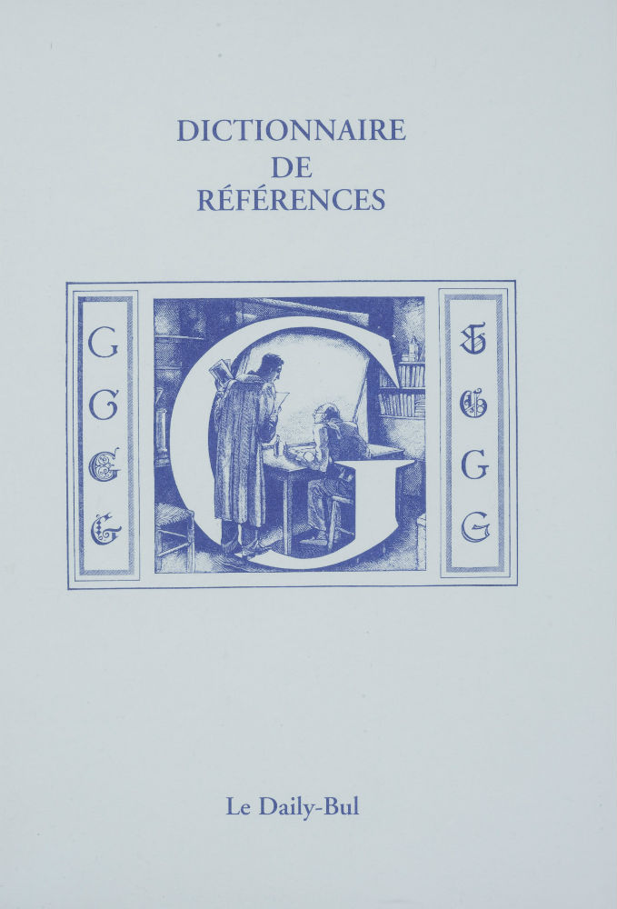 DICTIONNAIRE DE REFERENCES G