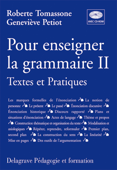 Pour enseigner la grammaire Tome 2 avec CD-Rom inclus (2002)