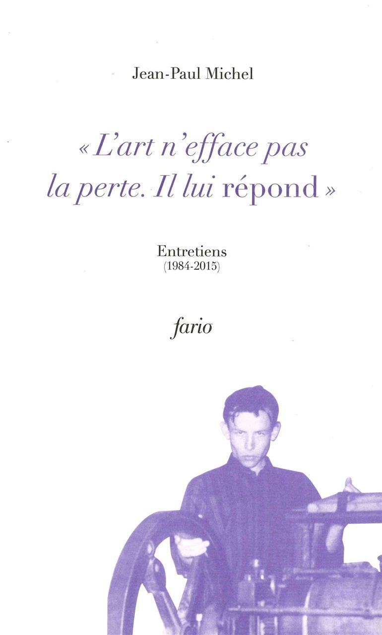 L' Art n'efface pas la perte. Il lui répond.